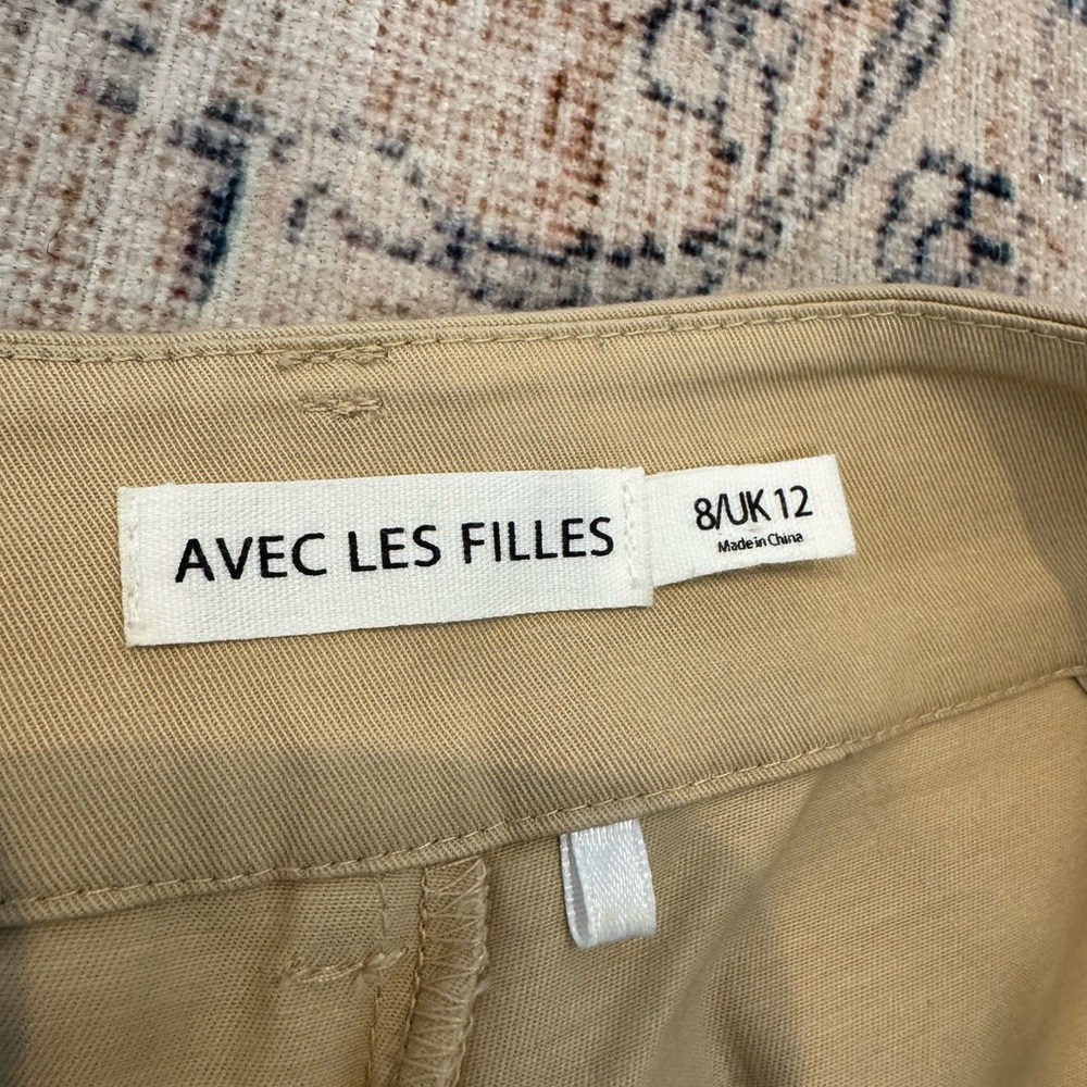 Avec Les Filles Light Tan Chinos - Picture 4 of 5